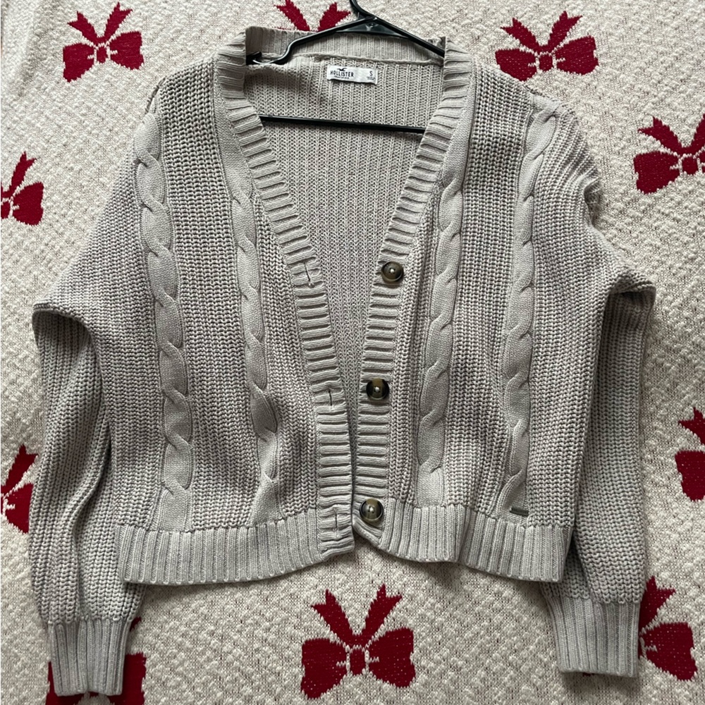 Grey Hollister Cardigan
